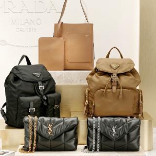 【YSL】LOULOU 鍊帶包 x PRADA 尼龍後揹包 x VALEXTRA Soft Bucket 水桶包-多款 義大利愛馬仕