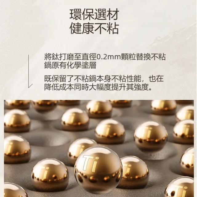 【Quality 聚家】煎鍋 三合一早餐鍋 不粘鍋 煎蛋漢堡鍋 平底鍋（通用款+蓋）鈦陶瓷材質/加大加深/一鍋多用