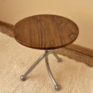 巨匠-中古風小桌子 51*40cm 沙發邊幾 可移動置物架 茶几 迷你小桌子 輕奢高級感圓桌
