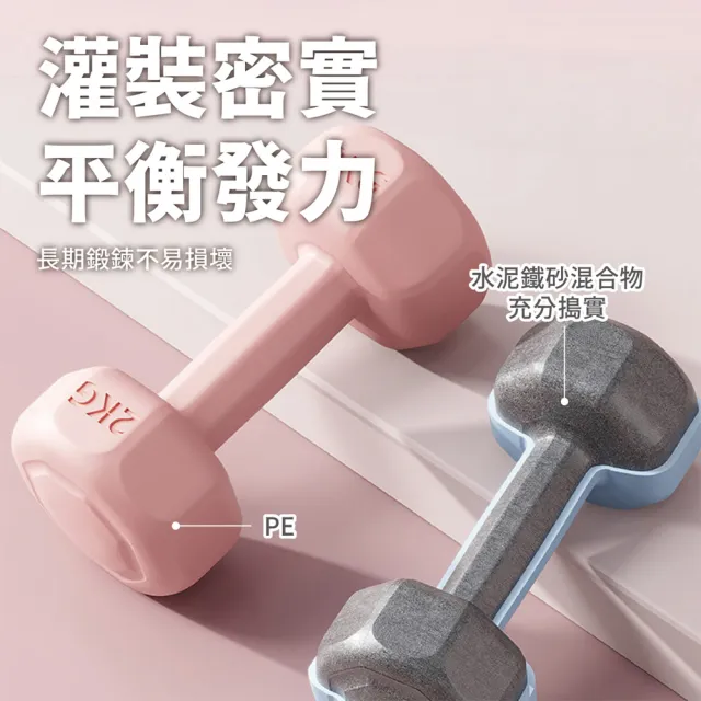【keep power】1.5KG啞鈴 *2個入 馬卡龍小啞鈴 小啞鈴 包膠啞鈴 啞鈴 (重量訓練 外層包覆 地板友善)