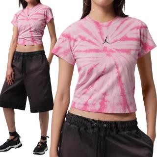 【NIKE 耐吉】As W J Brk Ss Shgf Gfx Tee Aop 短袖 女款 粉色 渲染 IR0775-676