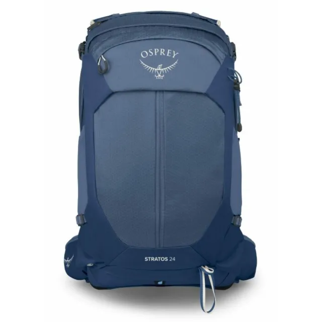 【Osprey】☆2026新改款☆ Stratos 24 透氣網架登山背包 男 Nirvana Blue｜健行背包 多功能戶外運動背包