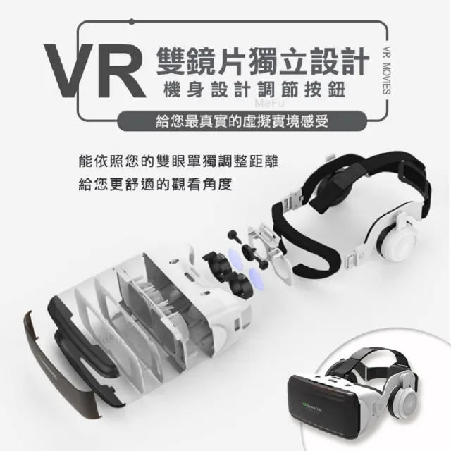 千幻VR眼鏡 虛擬實境 3D眼鏡 BOX CARDBOARD(不含耳機款 附藍芽手把 加贈海量資源)