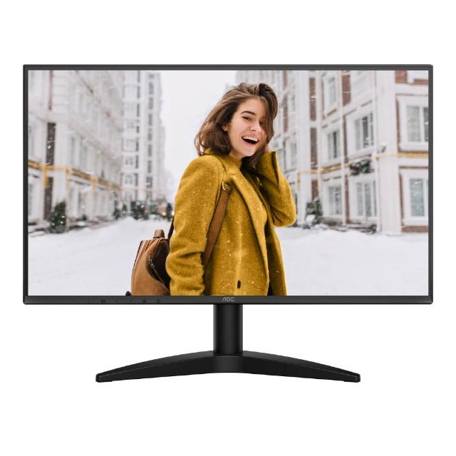 AOC 24B36X AOC 24B36X 是一款 23.8 吋 IPS 面板螢幕,具備 144Hz 高重新整理率與 0.5ms 反應時間,提供流暢的視覺體驗。支援 16.7 Million 色彩,具備抗藍光、護眼、零閃屏等特殊功能,適合看片、追劇、辦公及學生使用。窄邊框設計搭配超薄機身,外觀時尚且節省空間。內建 VESA 壁掛孔,重量僅 2.52kg,輕便易安裝。支援 HDMI 與 DisplayPort 輸入介面,提供高畫質顯示效果。