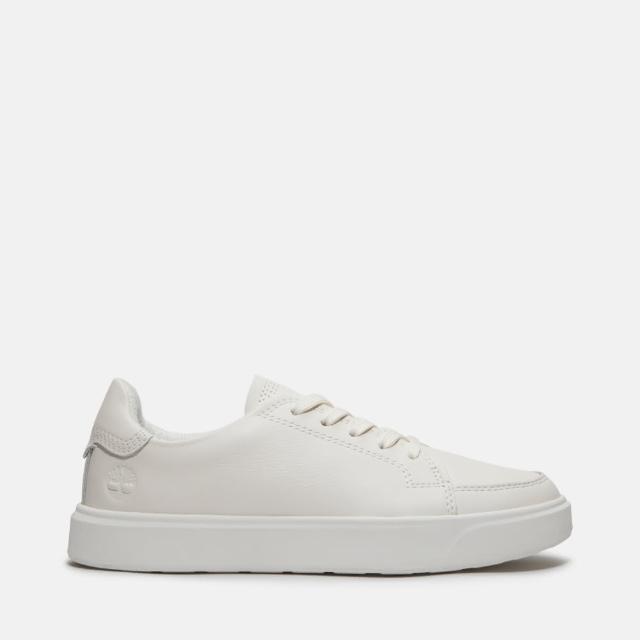 【Timberland】女款白色Emerson Street低筒休閒鞋(A41JXEM2)