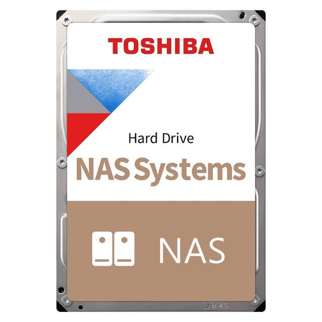 【TOSHIBA 東芝】N300系列 3.5吋 8TB 7200轉 512MB NAS內接硬碟(HDWG780AZSTA)