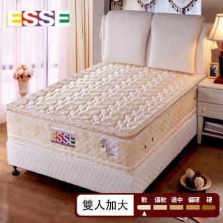 【ESSE 御璽】台灣製雙人加大乳膠紓壓四線獨立筒床墊6x6.2尺x24cm
