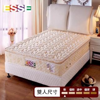 【ESSE 御璽】台灣製雙人乳膠紓壓正三線獨立筒床墊5x6.2x23cm