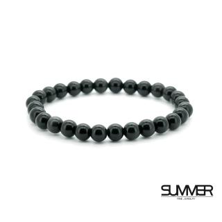 【SUMMER 寶石】避邪擋煞防小人黑曜石手珠(6MM)
