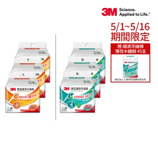 【3M】細滑牙線棒1050支_ECO包裝(雙線1050支 或 薄荷單線1050支 擇一)