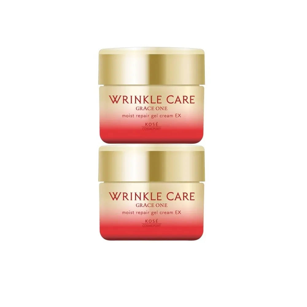 【KOSE 極上活妍】凍齡撫紋抗皺凝霜EX mini15g 2入組(嘗鮮組/二代抗皺小金瓶/保濕面霜/修護霜)