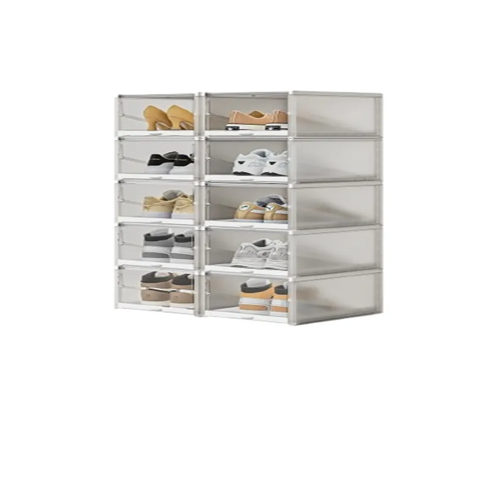 【樂多家居】鞋櫃 免安裝鞋櫃 防塵鞋櫃 抽屜鞋櫃(1列9層抽屜設計/預售10個工作日左右收到)
