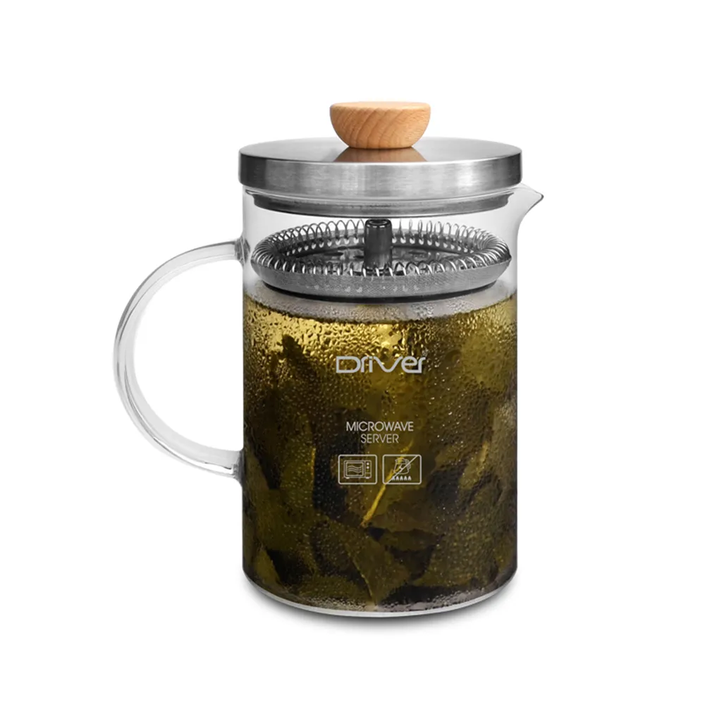 【Driver】冷熱兩用泡茶壺-600ml(茶具 茶器 熱茶壺 沏茶壺 冷水壺 冷泡茶 耐熱玻璃壺)