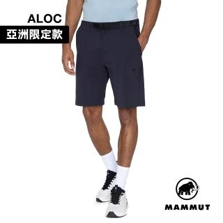 【Mammut 長毛象】Trekkers IV Shorts AF Men 日系舒適靈活防潑水短褲 黑色 男款 #1023-00474