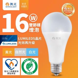 【DanceLight 舞光】16W LED節標燈泡 環標燈泡 E27 全電壓(白光/自然光/黃光)