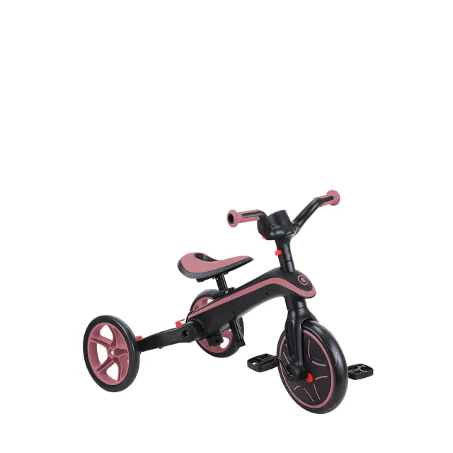 【GLOBBER 哥輪步】官方直營 法國 4合1 Trike多功能3輪推車折疊版(手推車、滑步車、3輪腳踏車、嬰兒推車)