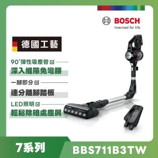 【BOSCH 博世】Unlimited 7 可彎曲式無線吸塵器(BBS711B3TW)