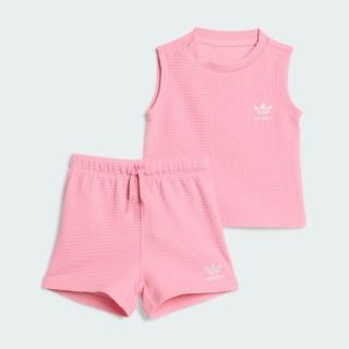【adidas 愛迪達】運動套裝 背心/短褲 嬰幼童裝 - Originals KC8080