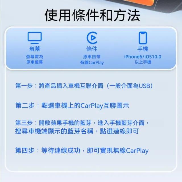 【Rhythm 路瑞寶】雙頭無線 CarPlay/Android Auto 轉接器｜雙手機共用 免拔線神器(雙頭設計 隨插即用)