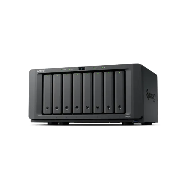 【Synology 群暉科技】搭20TBx2★DS1825+ 8Bay NAS 網路儲存伺服器(AMD/8GB)+(HAT3320-20T)