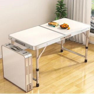 【KOGURE 小慕】多功能戶外折疊桌 夜市地攤擺攤桌 家用書桌餐桌兩用 可攜升降桌