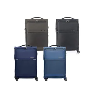 【Samsonite 新秀麗】20吋 73H 前開式/上掀式輕量布面軟殼防盜拉鍊行李箱/布箱/登機箱(多色可選)