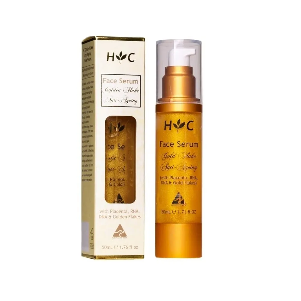 【Healthy care】抗衰老羊胎素金箔精華液 50ml(小金瓶)-澳洲原廠公司貨