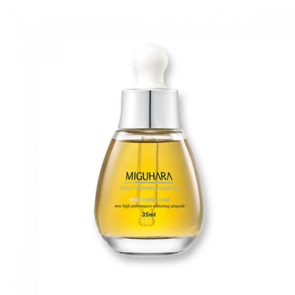 【MIGUHARA】美白亮膚精華液 35ml(發光肌 提亮 美白 嫩白 亮白精華)