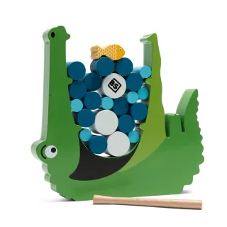 【BS 荷蘭】大嘴鱷魚(疊疊樂 兒童桌遊 益智玩具 推推樂 專注力桌遊 樂齡桌遊)