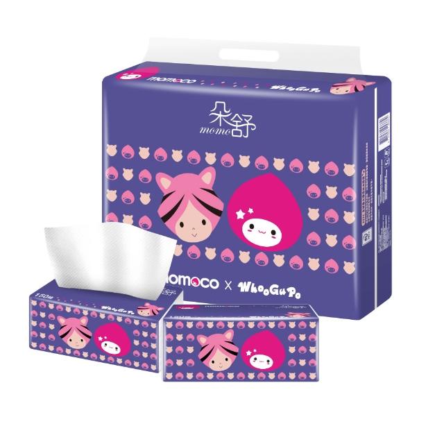 【朵舒】棉仔紙厚柔抽取式衛生紙(150抽x72包/箱)