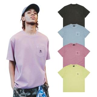 【Mark Gonzales】男女同款 MG SIGN LOGO 仿舊口袋T恤