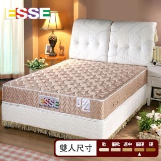 【ESSE 御璽】台灣製雙人2.3立體加厚硬式彈簧床墊5x6.2尺x23cm護背舒適款
