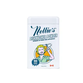 【Nellies】加拿大天然洗碗粉 (1.5kg/100次用)｜洗碗機專用、無化學殘留、低泡高效