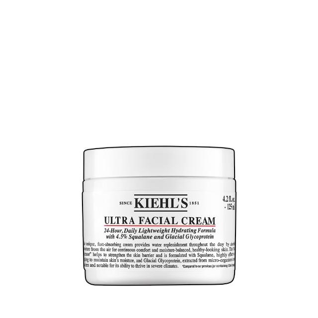 【Kiehl’s 契爾氏】官方直營 冰河醣蛋白舒敏修護保濕霜125ml(Kiehl’s/大瓶裝)