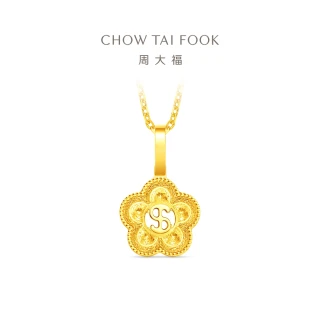 【周大福】ING系列 有錢花 黃金吊墜_計價黃金(4月新品首發/不含鍊)