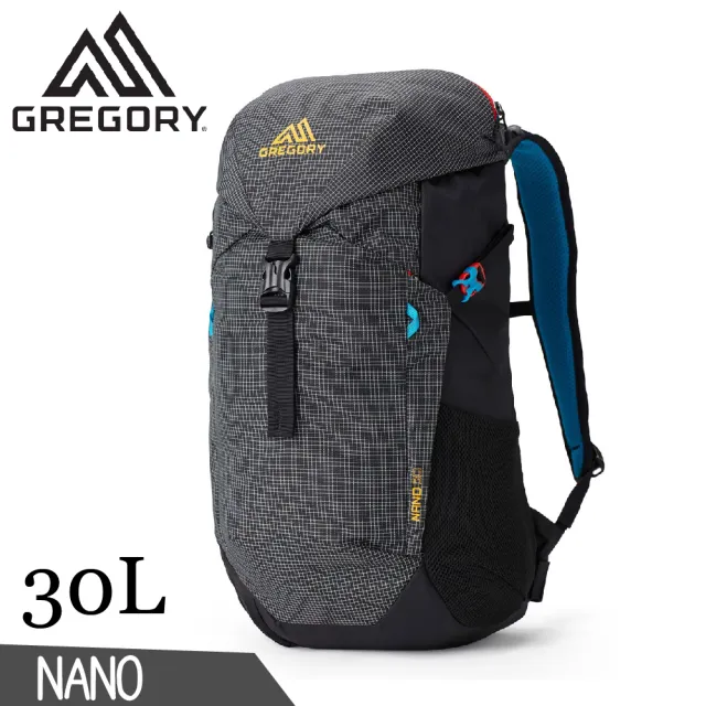 【Gregory】30L NANO多功能背包《科技黑》146838/雙肩背包/後背包/電腦包/旅行/自行車