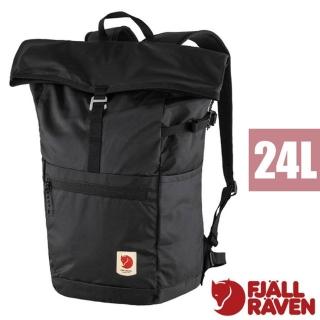 【Fjallraven】小狐狸 High Coast Foldsack 24L 輕量多功能後背包.電腦書包/23222-550 黑