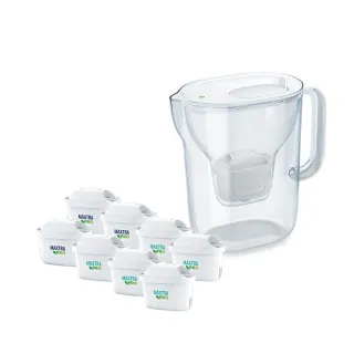 【BRITA】官方直營 純淨濾水壺XL+MXPRO全效型4入+MXPRO去水垢3入(共1壺8芯)