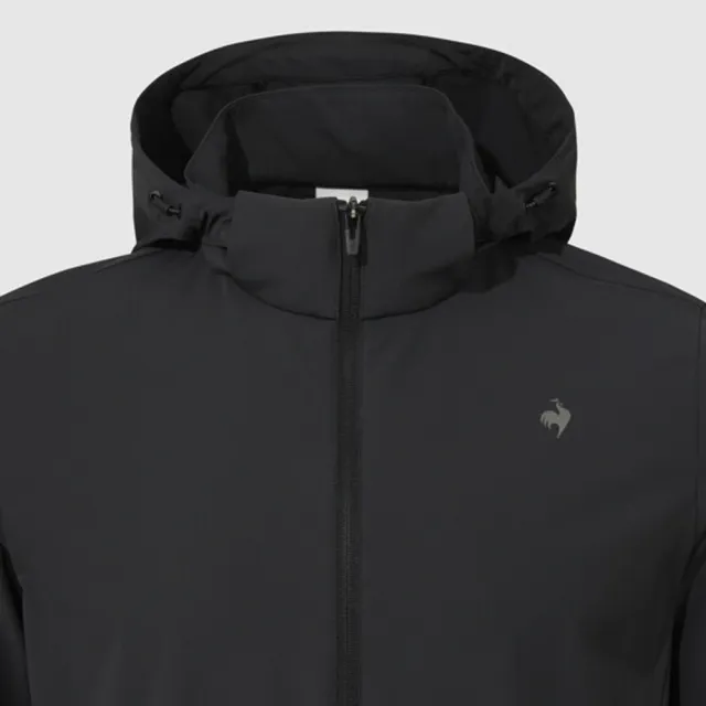 【LE COQ SPORTIF 公雞】防風外套 男款 黑色 LKX61663