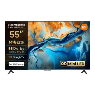 【小米】官方旗艦館 家電快配★55型4K Mini LED 144Hz Google TV杜比智慧聯網顯示器(S mini 55)