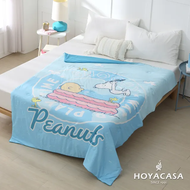 【HOYACASA  禾雅寢具】史努比聯名系列-ICE TECH 冰絲涼感夏被-150x190cm-多款任選