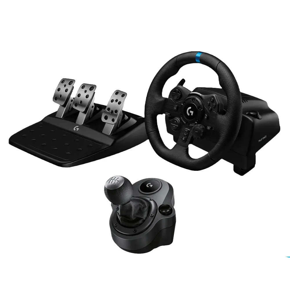 【Logitech G】G923 賽車模擬電競方向盤 + 變速器(G923/G29 適用)