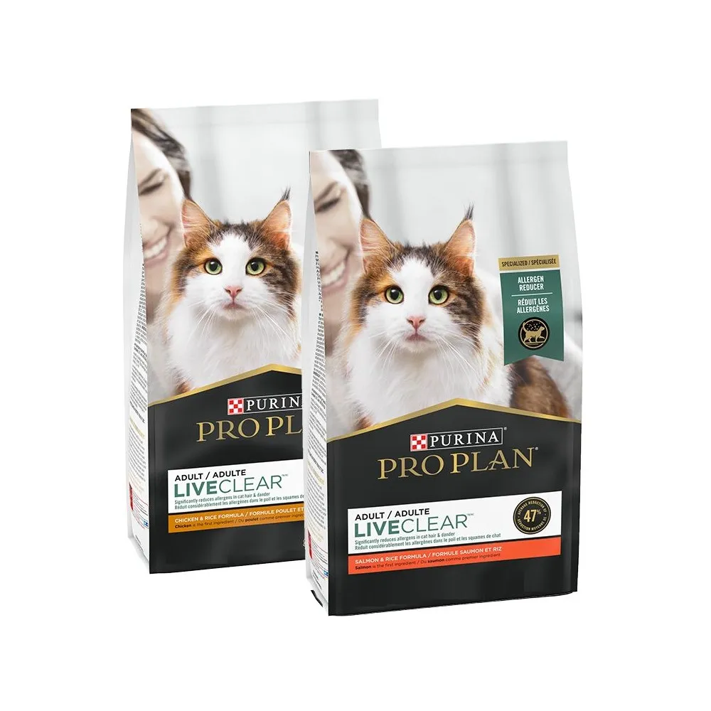 【Pro Plan 冠能】舒敏成貓 雞肉/鮭魚 3.18KGx2包(貓主食 貓飼料 貓乾糧 抗敏專利)