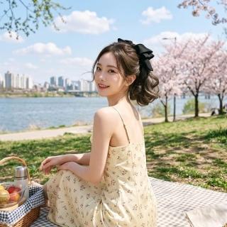 【HaNA 梨花】洋氣梨花捲 千金感髮型 法式蝴蝶結高盤捲髮馬尾假髮抓夾