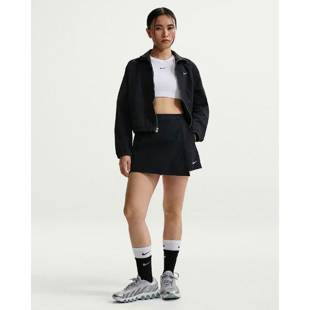 【NIKE 耐吉】短裙 女 AS W NSW SKORT 運動 休閒 中腰 褲裙 黑 (IR1649010)
