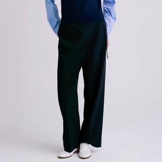 【giordano ladies】26SS 獨特圍裹式前襟直筒褲(02416001)
