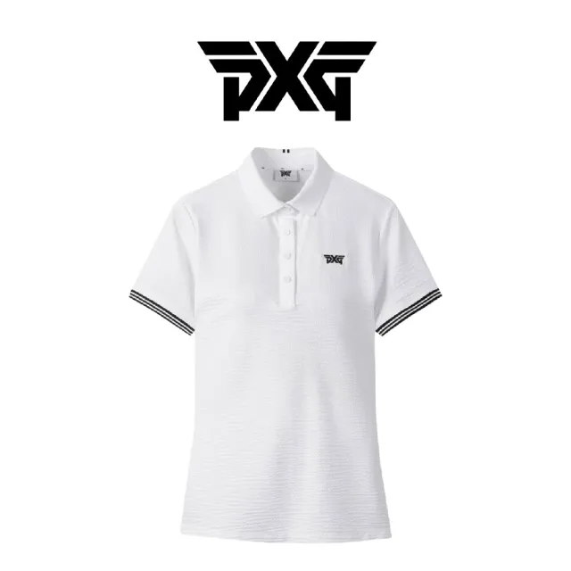 【PXG】NEW TEXTURED COLLAR 女士 高爾夫POLO衫 白(PKPPW2202)