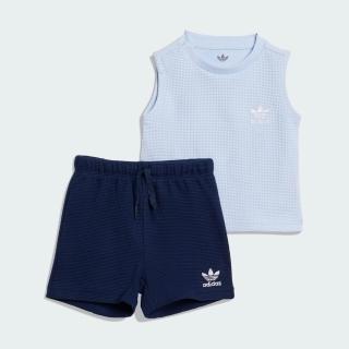 【adidas 愛迪達】運動套裝 背心/短褲 嬰幼童裝 - Originals KC8079