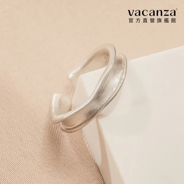 【vacanza】自然美 925純銀飾品 純銀戒指(抗過敏 情人節禮物 生日禮物)