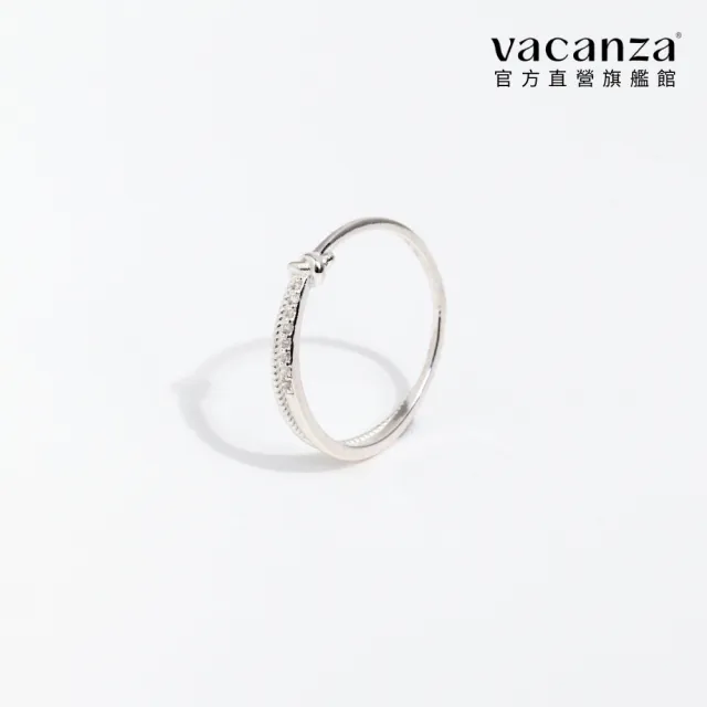 【vacanza】閃耀扭結 925純銀飾品 純銀戒指(抗過敏 情人節禮物 生日禮物)